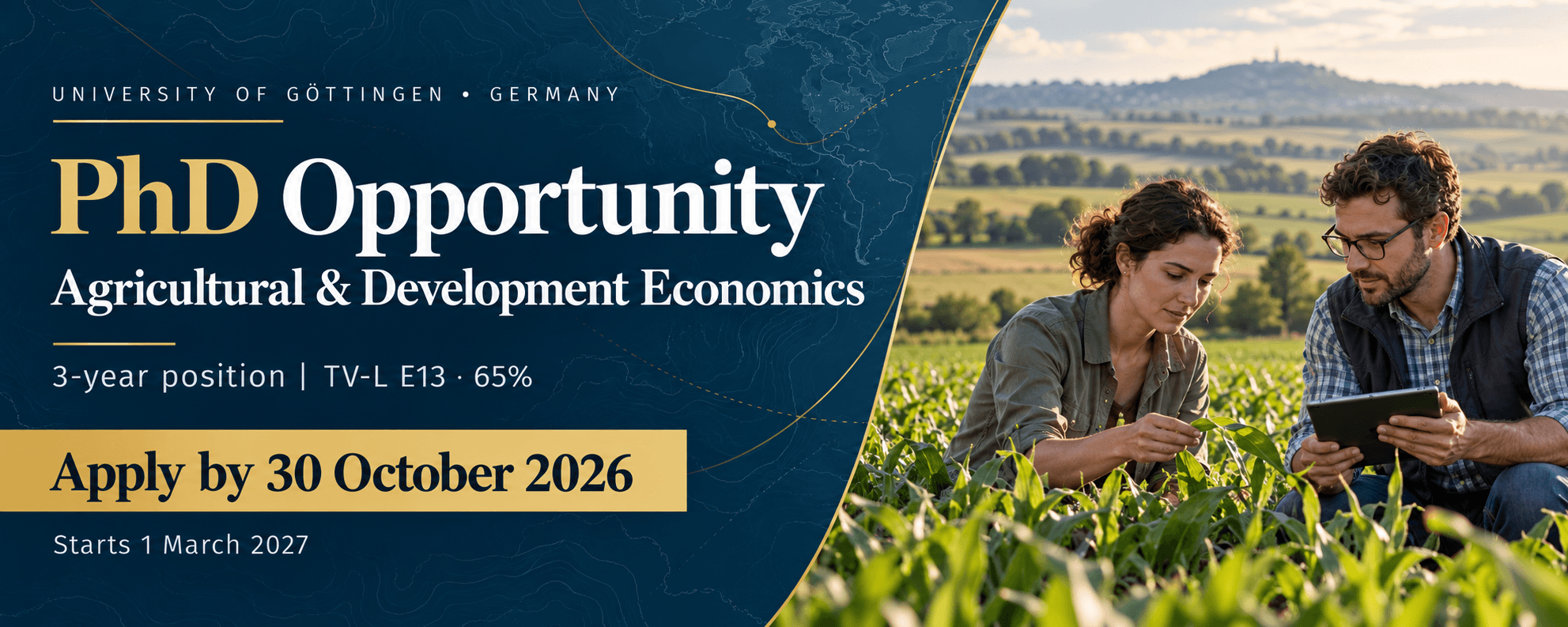 You are currently viewing PhD Opportunity in Agricultural and Development Economics at the University of Göttingen, Germany